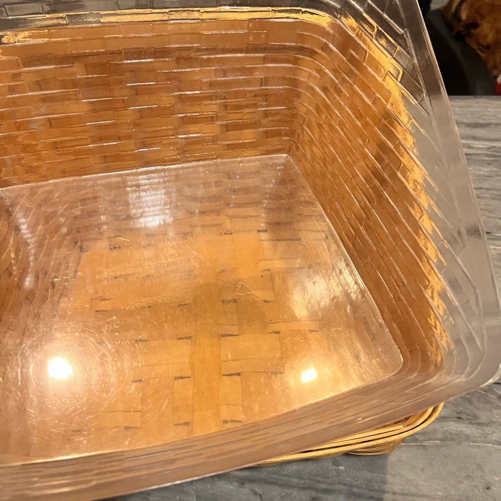 Longaberger Book Keeper Basket with Liner - Picture 2 of 8
